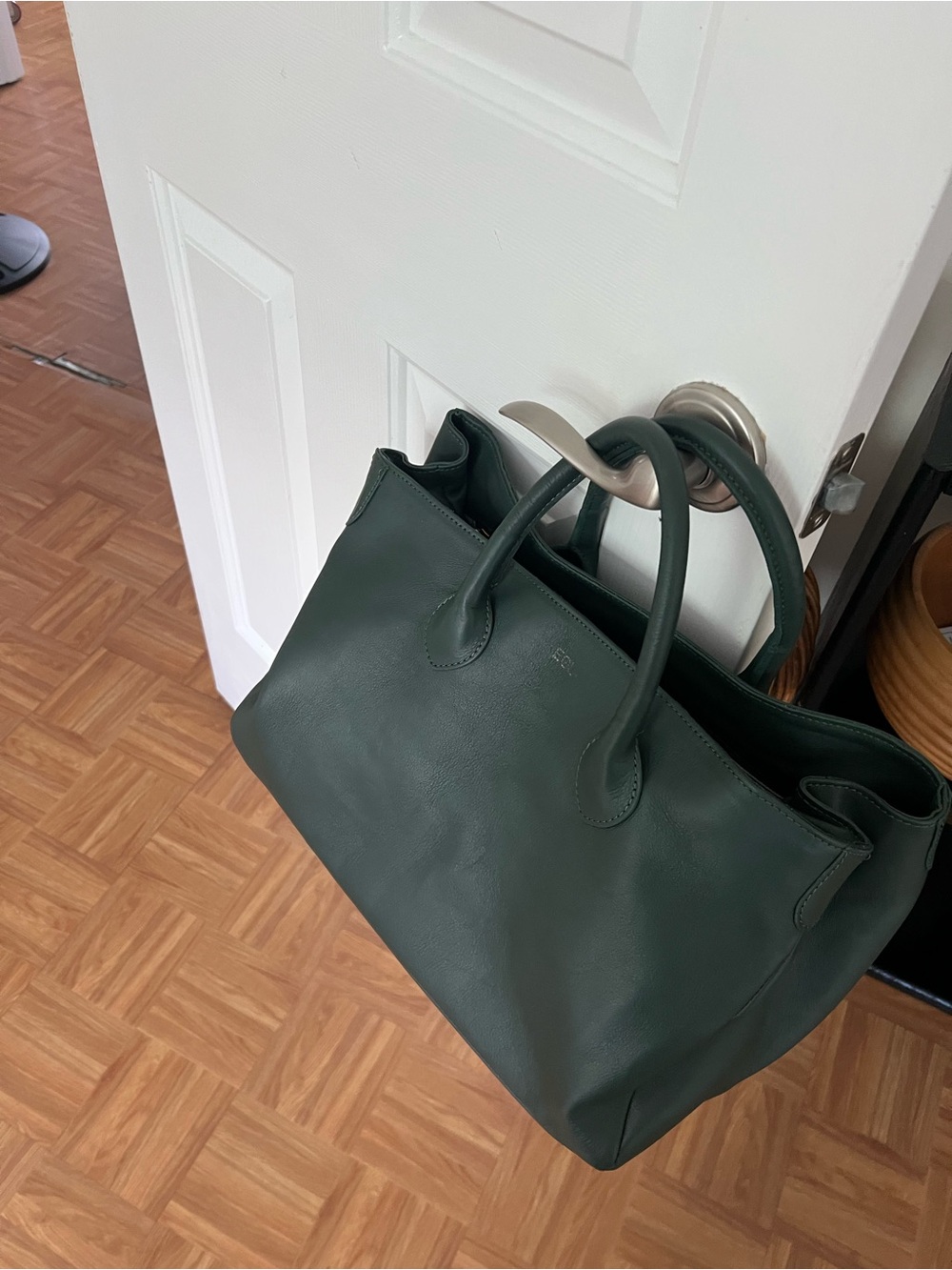Mark & Graham Elisabetta Slouch Satchel with Tassel Keychain - Picture 3 of 7